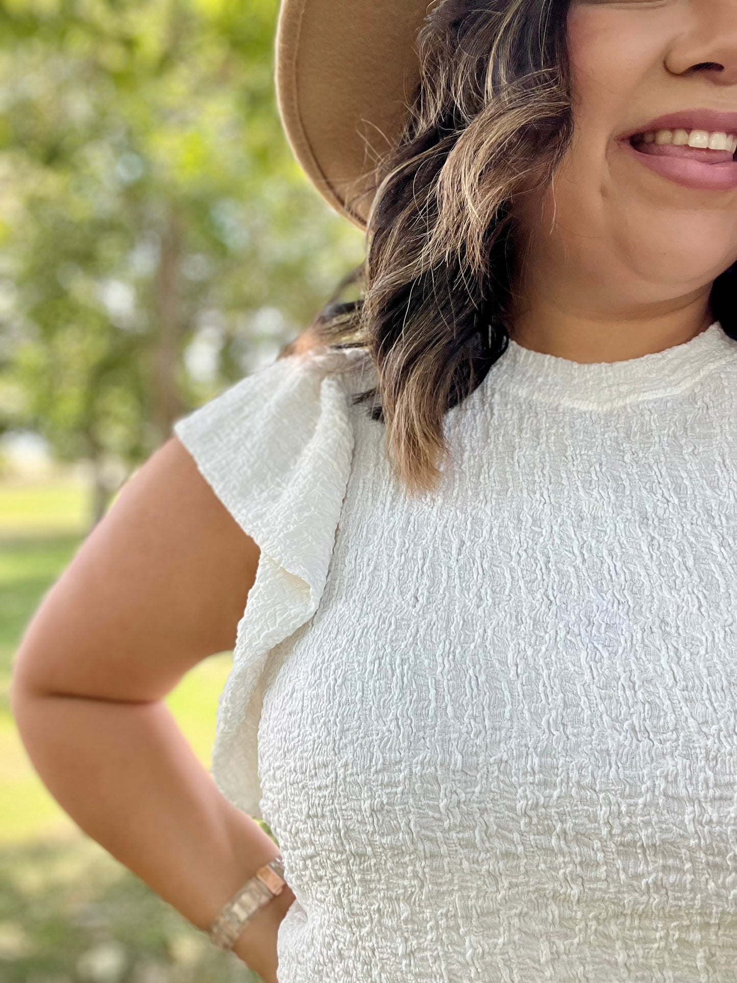 Ivory Breeze Women's Top